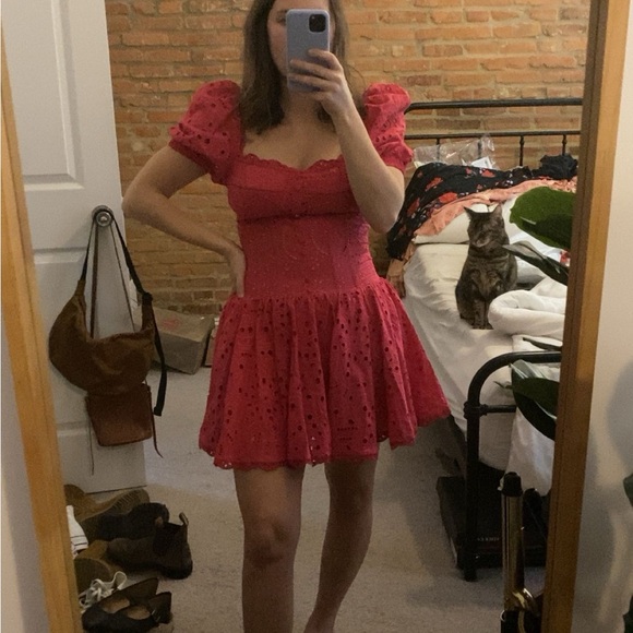 NWT Charo Ruiz Yara Dress in Fuchsia - Picture 9 of 9